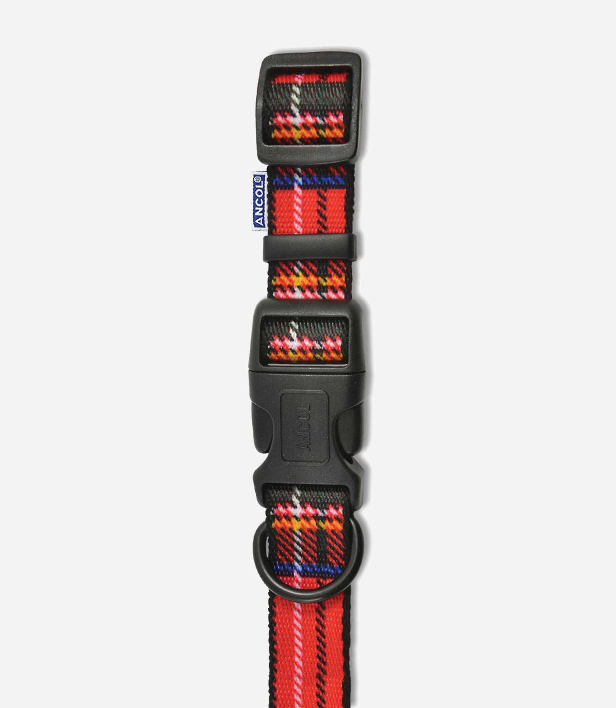 Ancol Adjustable Tartan Dog Collar - Nest Pets