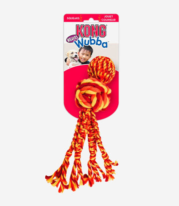 Kong Wubba Weave With Rope Assorted Dog Toy - Nest Pets