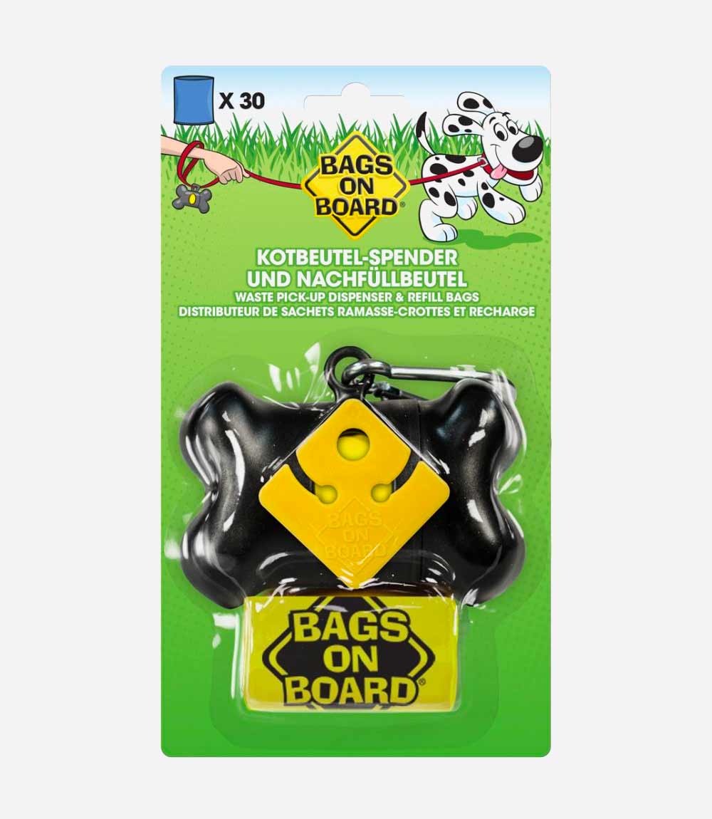 Bags On Board Bone Dispenser + 30 Bags - Nest Pets