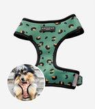 Cocopup London - Khaki Leopard Reversible Harness - Nest Pets