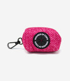 Hounds of Eden 'Bella' - Pink Herringbone Tweed Poop/Treat Bag - Nest Pets