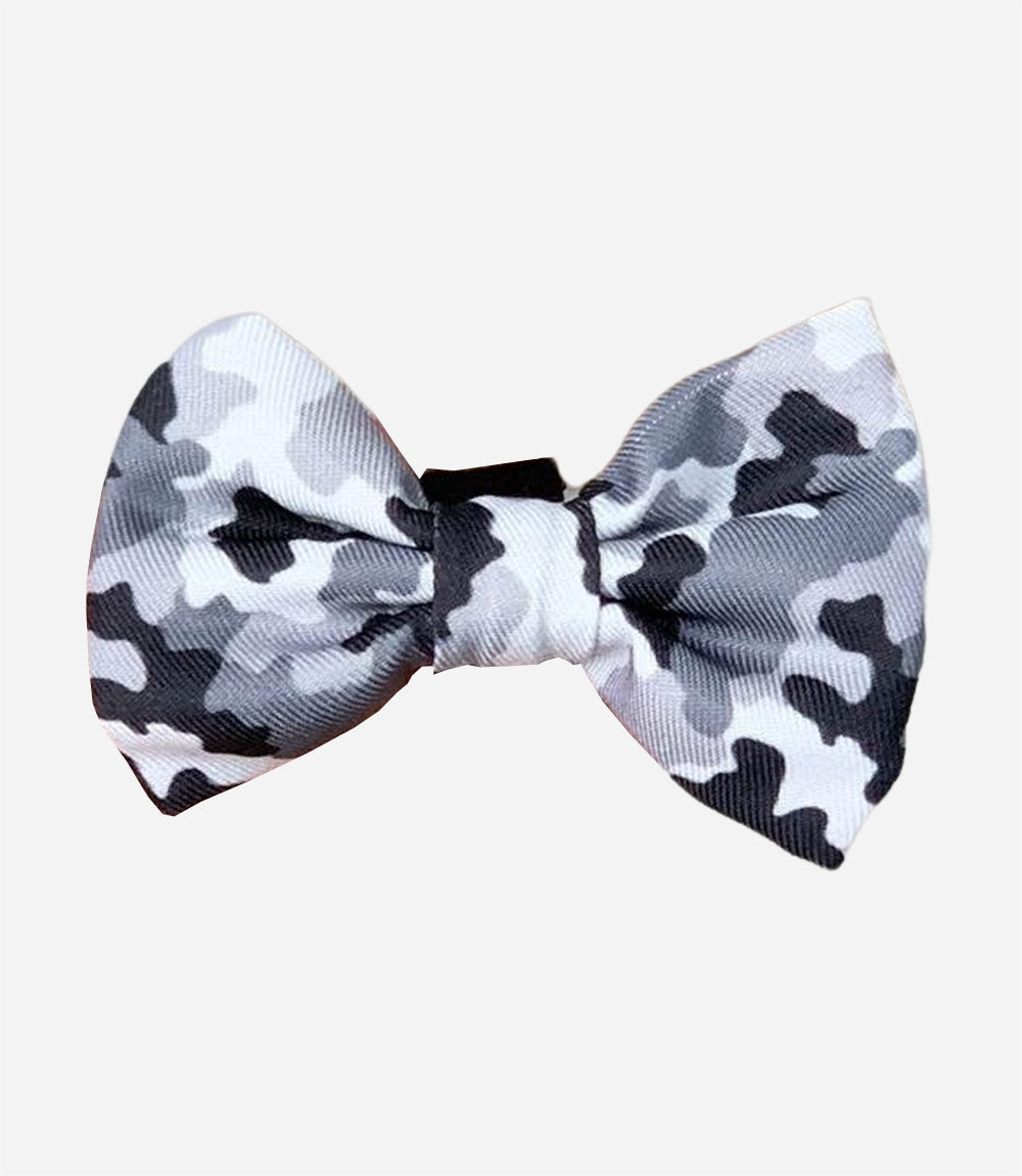Poppy + Ted - Walk + Wear The Camo Dog Bow Tie - Nest Pets