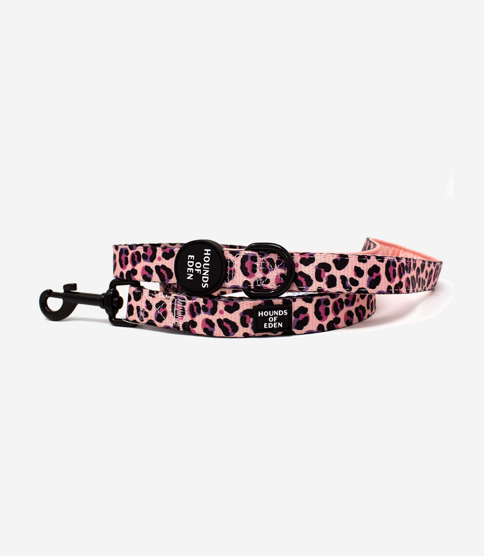 Hounds of Eden 'Blushing Leopard' - Pink Dog Lead - Nest Pets