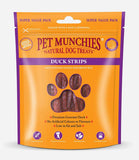 Pet Munchies Duck Strips Super Value Pack Dog Treats - 320g