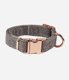 Nest Pets Luxury Tweed Dog Collar