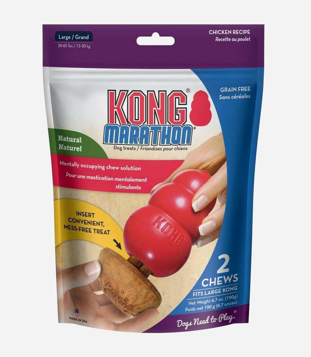KONG Marathon Chicken Dog Treats - 2 Pack - Nest Pets