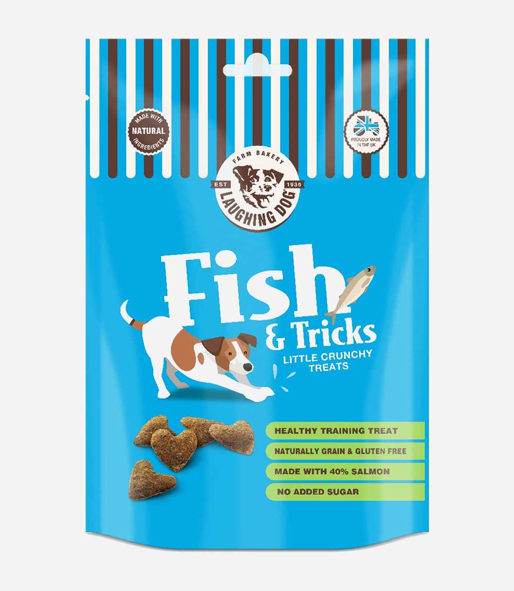 Laughing Dog Fish & Tricks Dog Treats - 125g - Nest Pets