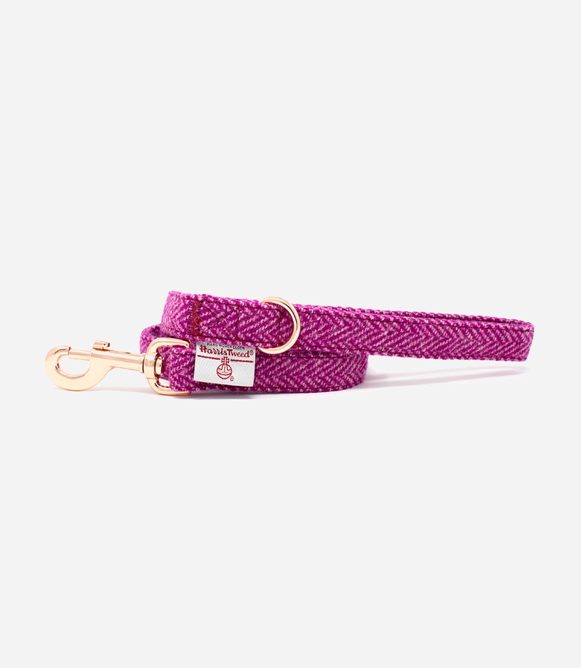 Hounds of Eden 'Bella' - Pink Harris Tweed Dog Lead - Nest Pets