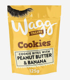 Wagg Cookie Bites Peanut & Banana Dog Treats - 125g