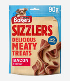 Bakers Bacon Sizzlers Dog Treats - 90g