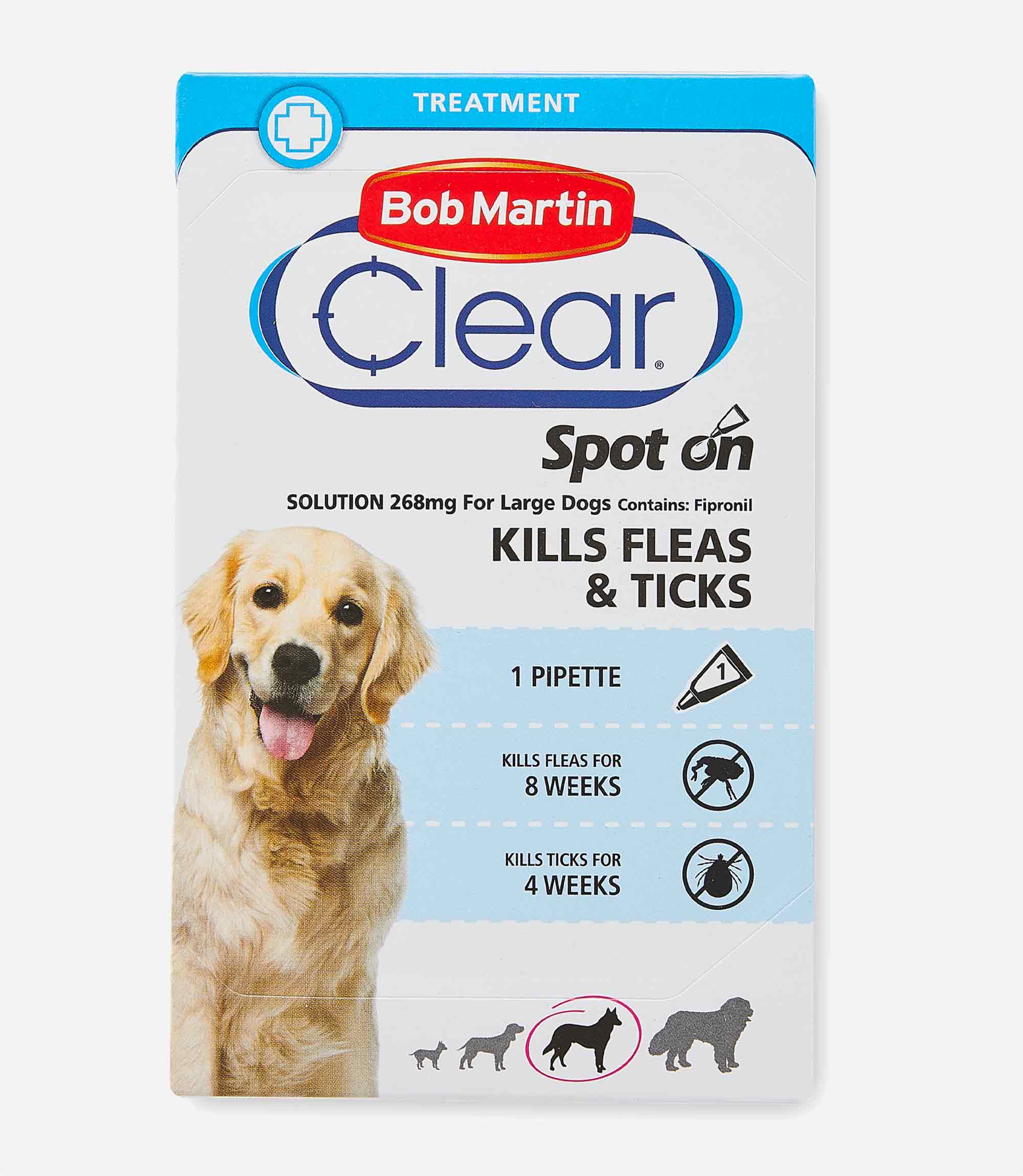 Bob Martin FleaClear Spot On Dogs Treatment - Nest Pets