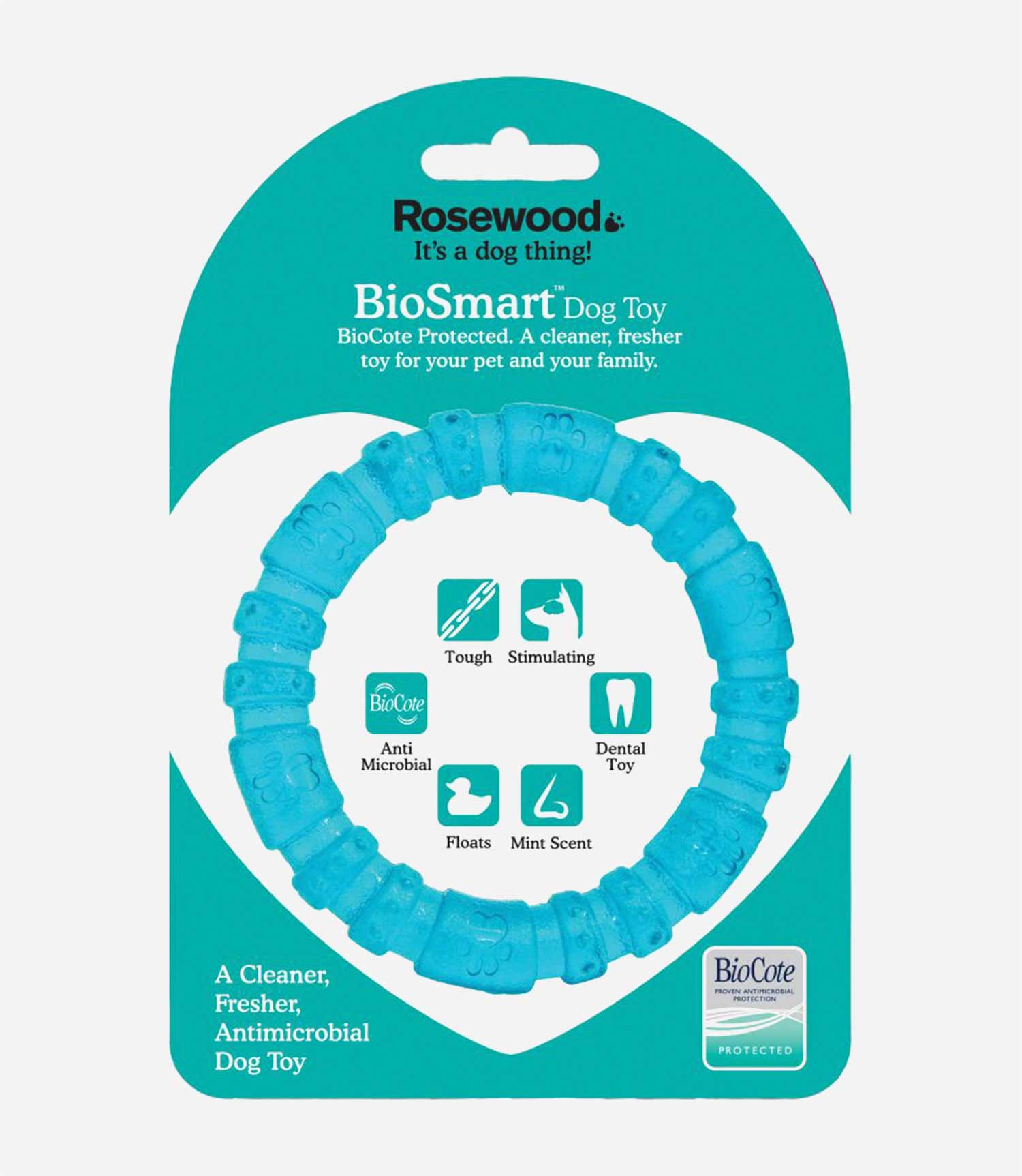Rosewood Biosmart Puppy Ring Dog Toy - Nest Pets
