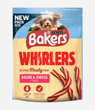 Bakers Bacon and Cheese Whirlers Dog Treats - 130g