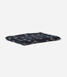 Danish Design Fleece Paw Print Navy Cage Mattress Dog Bed