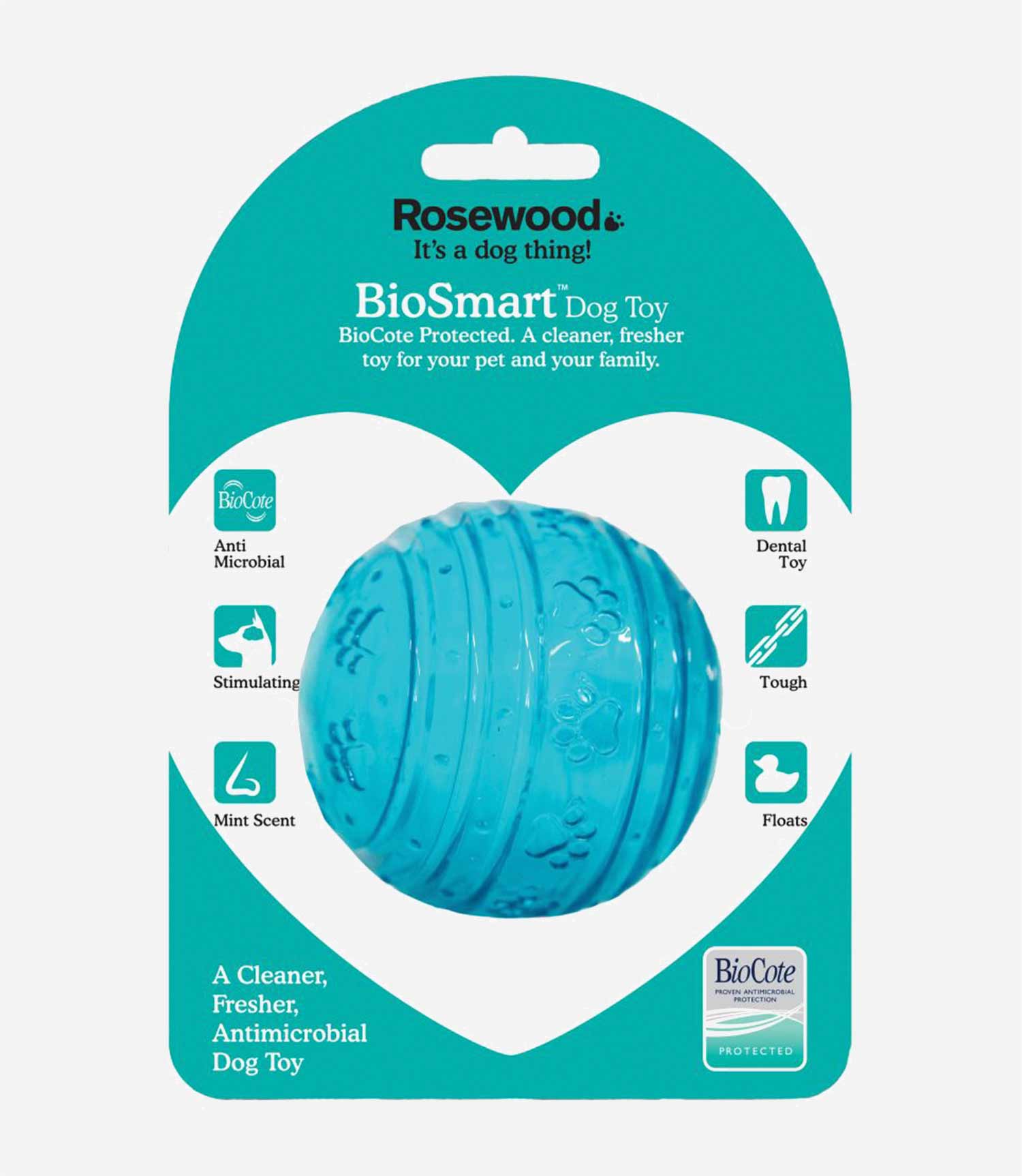 Rosewood Biosmart Puppy Ball Dog Toy - Nest Pets