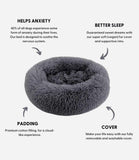 Nest Pets Calming Donut Cuddler Dog Bed