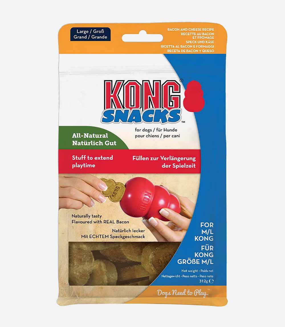 KONG Snacks Bacon & Cheese Dog Treats - Nest Pets