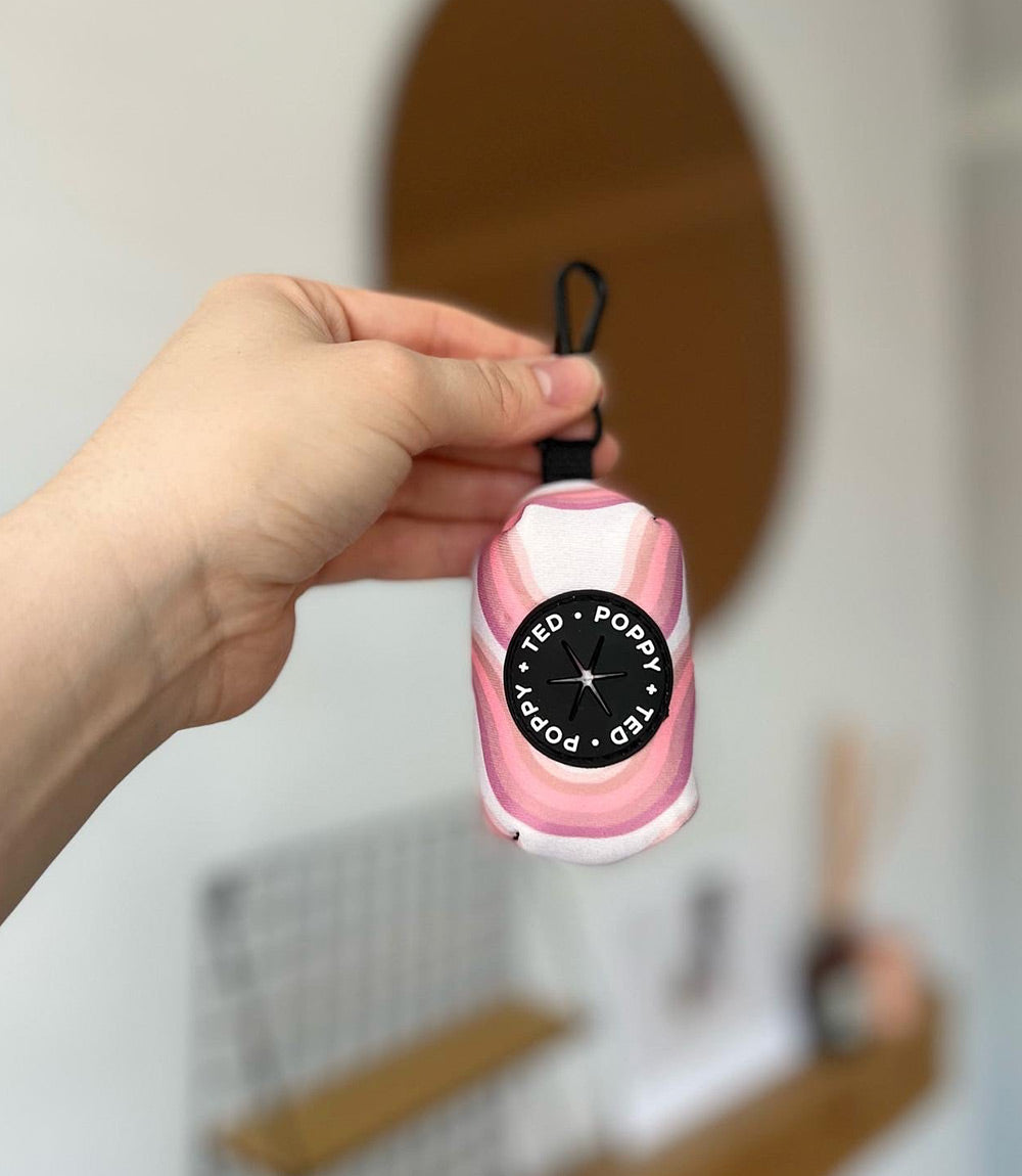 Poppy + Ted - Walk + Wear Pink Vibes Dog Poop Bag - Nest Pets