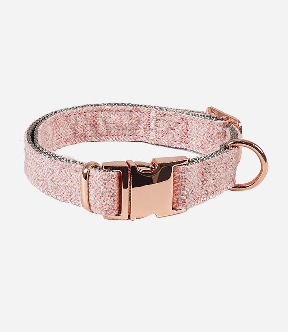 Nest Pets Luxury Tweed Dog Collar