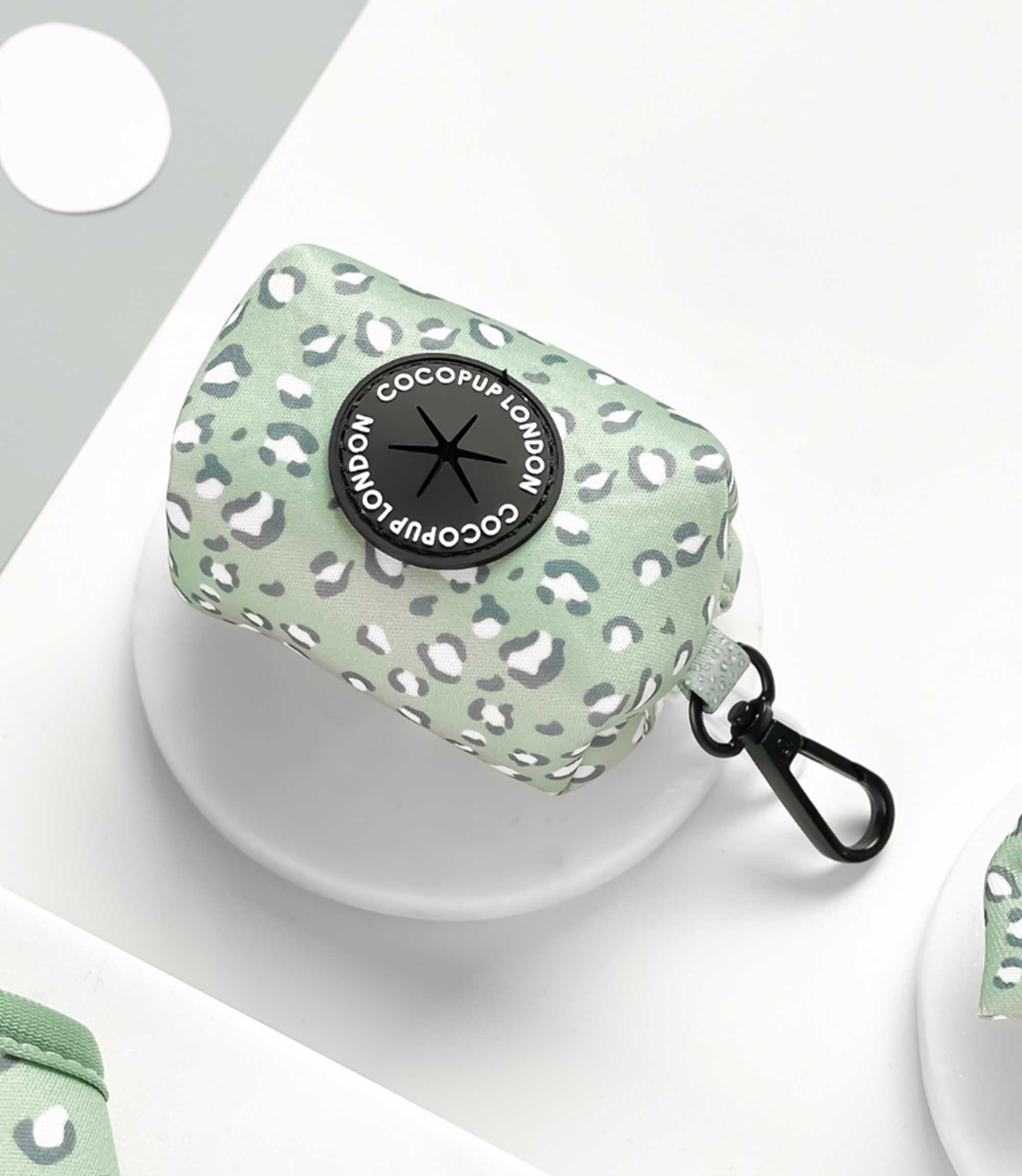 Cocopup London - Sage Leopard Poop Bag Holder - Nest Pets