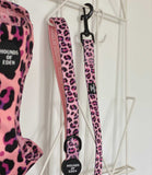 Hounds of Eden 'Blushing Leopard' - Pink Dog Lead - Nest Pets