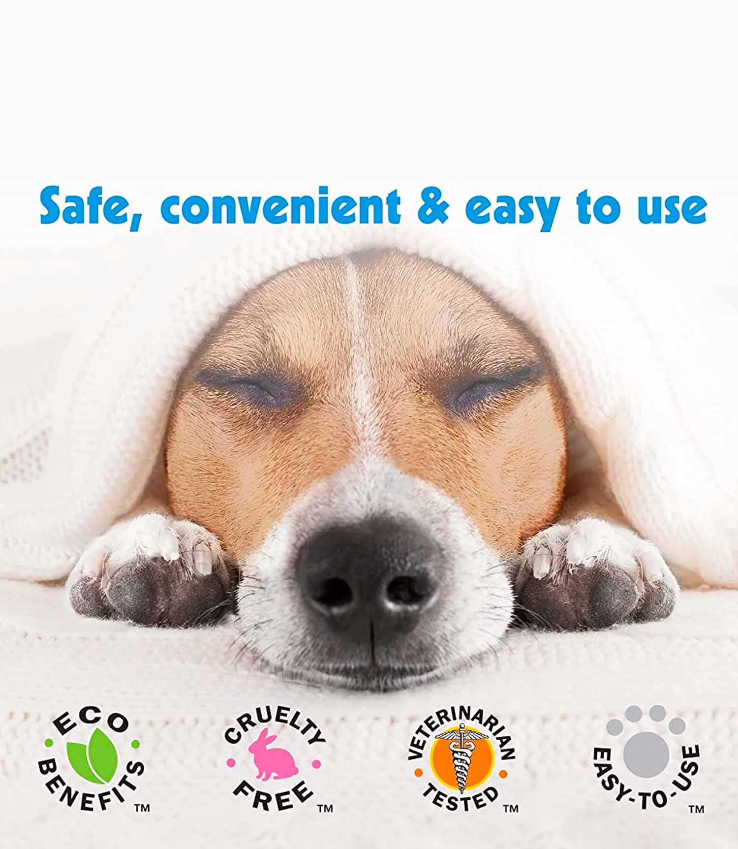 Petkin Jumbo Ear Wipes - 80 Pack - Nest Pets