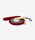 Hounds of Eden - Ombre Red & Grey Cotton Rope Dog Lead - Nest Pets