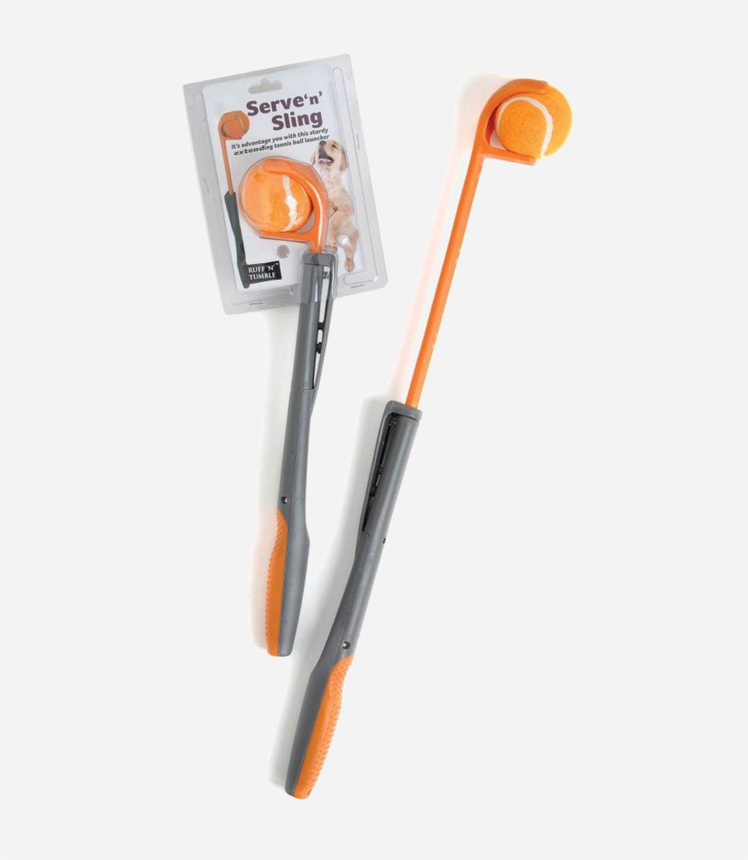 Sharples Ruff 'N' Tumble Serve 'N' Sling Retractable Ball Thrower - Nest Pets