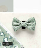 Cocopup London - Sage Leopard Bow Tie - Nest Pets