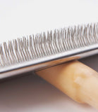 Ancol Ergo Wooden Handle Slicker Brush - Nest Pets