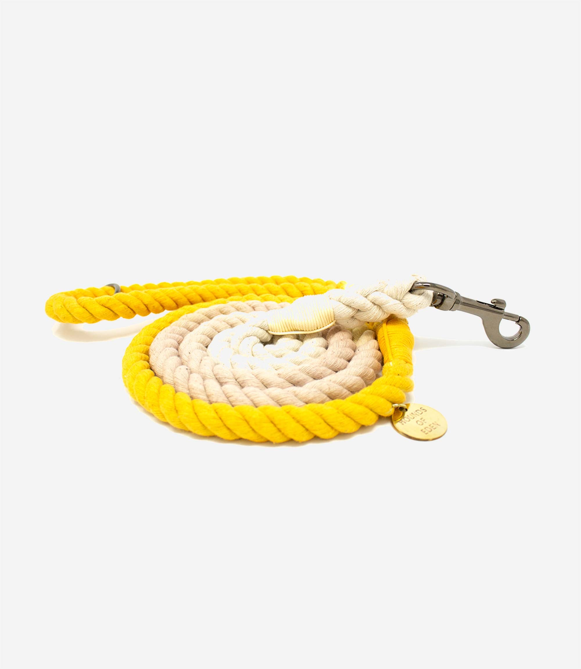 Hounds of Eden - Ombre Honey Yellow Cotton Rope Dog Lead - Nest Pets