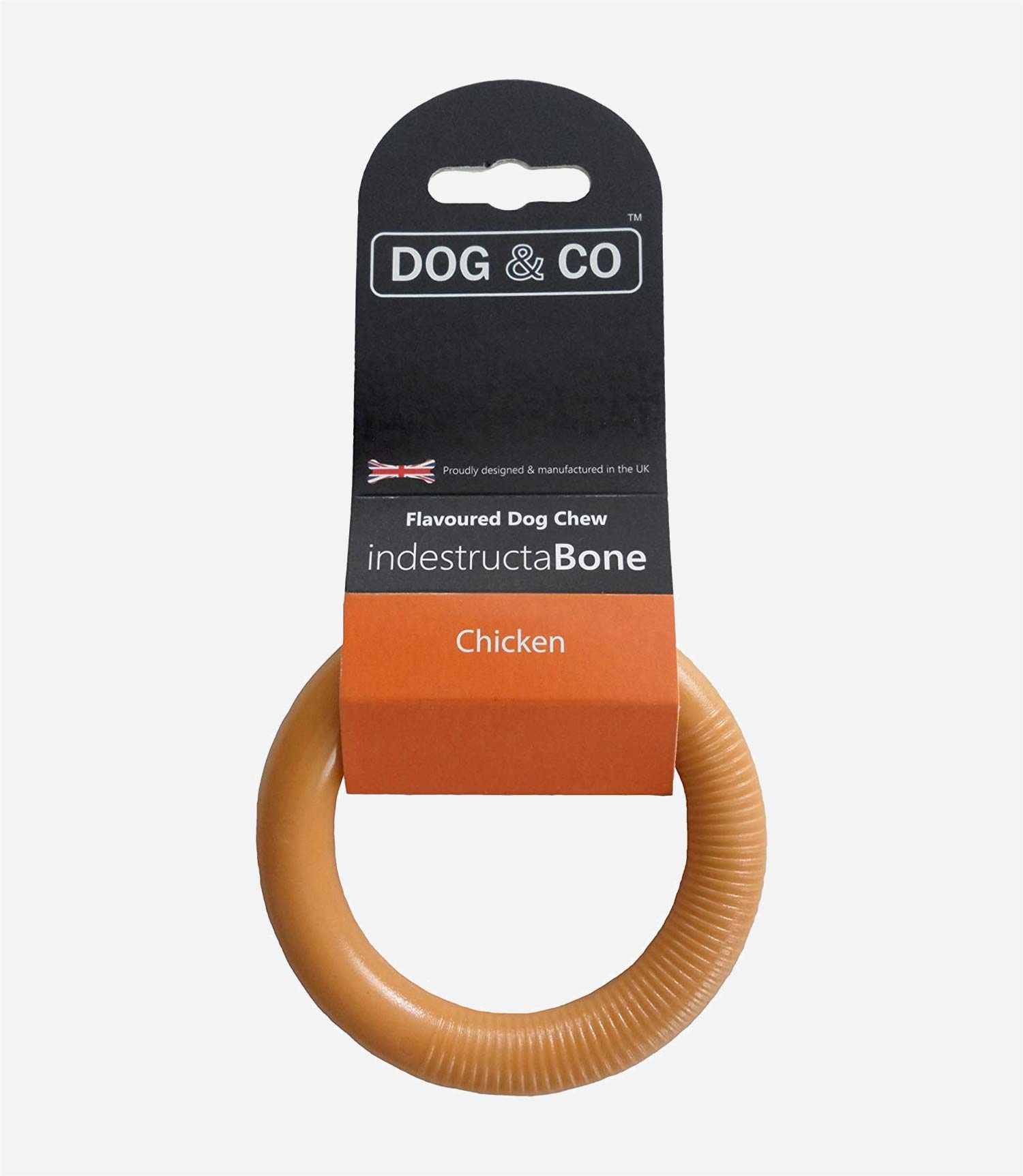 Hem and Boo Dog & Co Flavoured Chew Ring Dog Toy - Small - Nest Pets