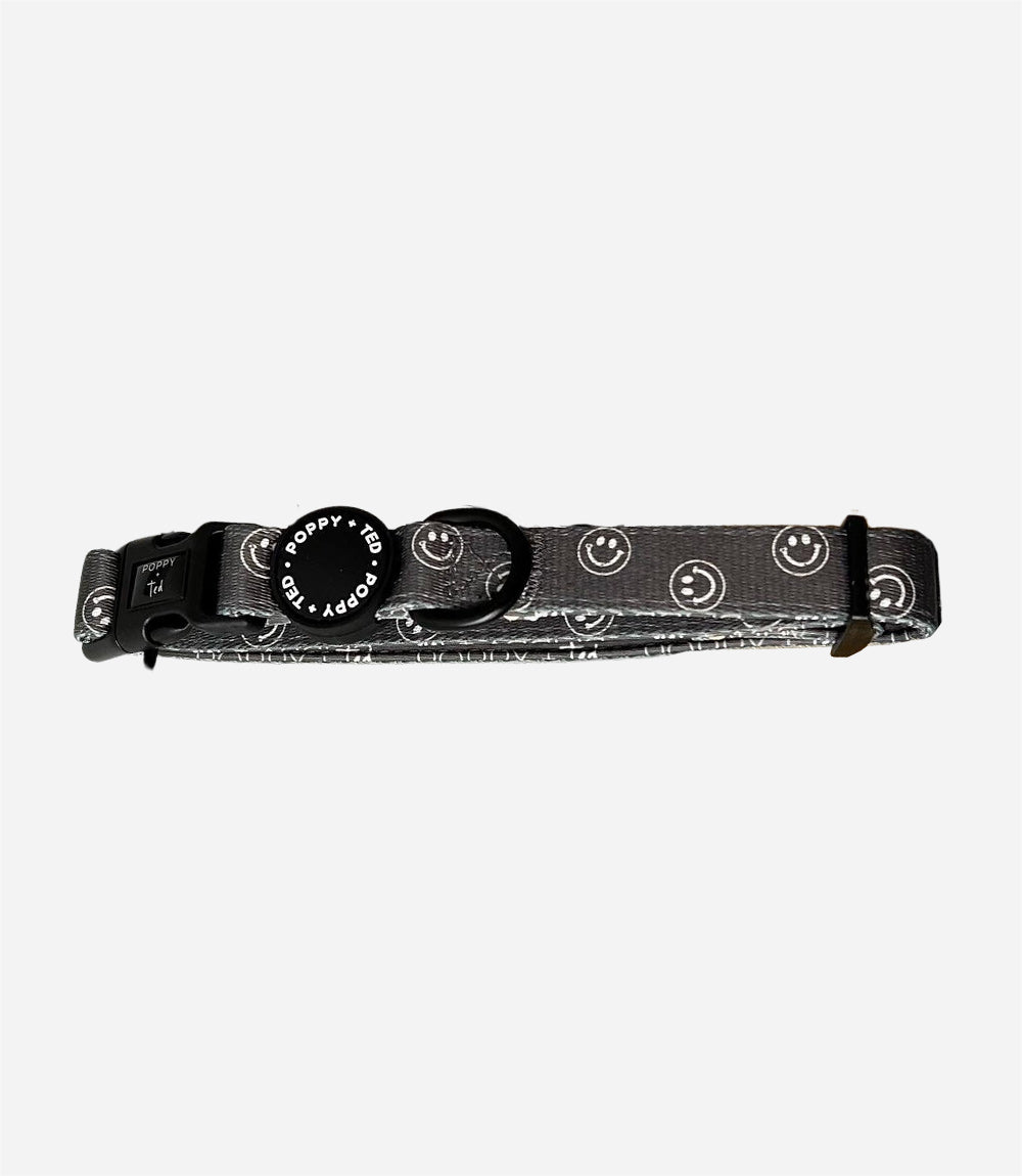 Poppy + Ted - Walk + Wear Happy Stamp Dog Collar - Nest Pets
