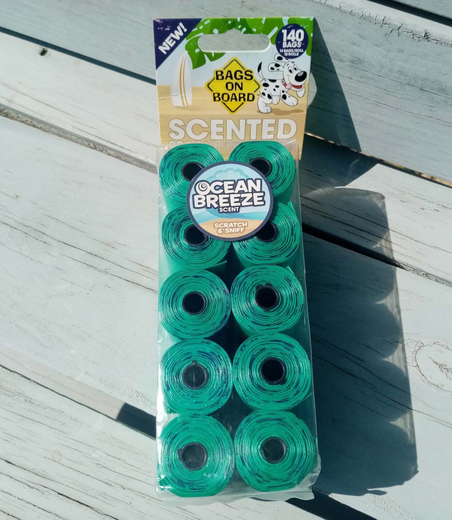 Bags On Board Refills Ocean Scent Waste Poo Bags - 140 Bags - Nest Pets