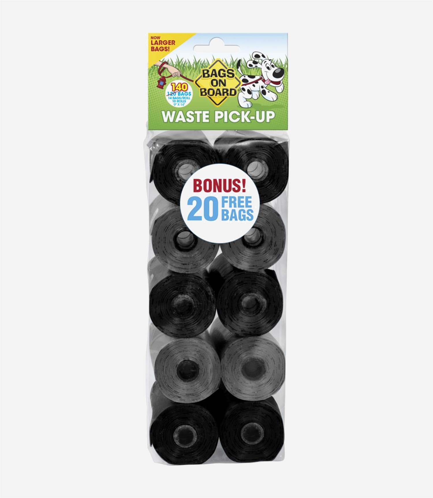 Bags On Board Bone Refills Waste Poo Bags - 140 Bags - Nest Pets