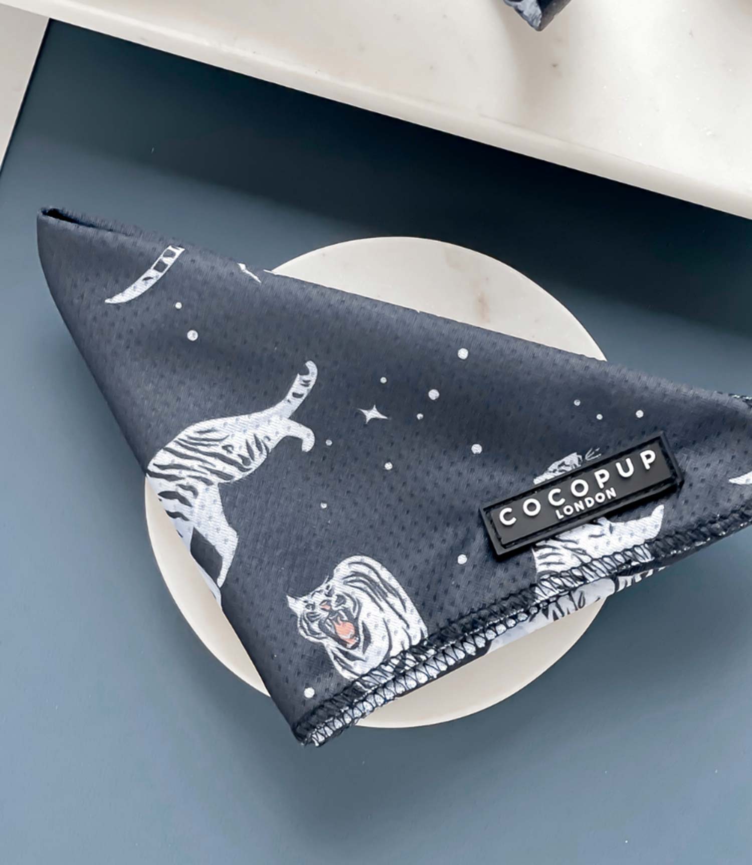 Cocopup London - Midnight Tiger Bandana - Nest Pets