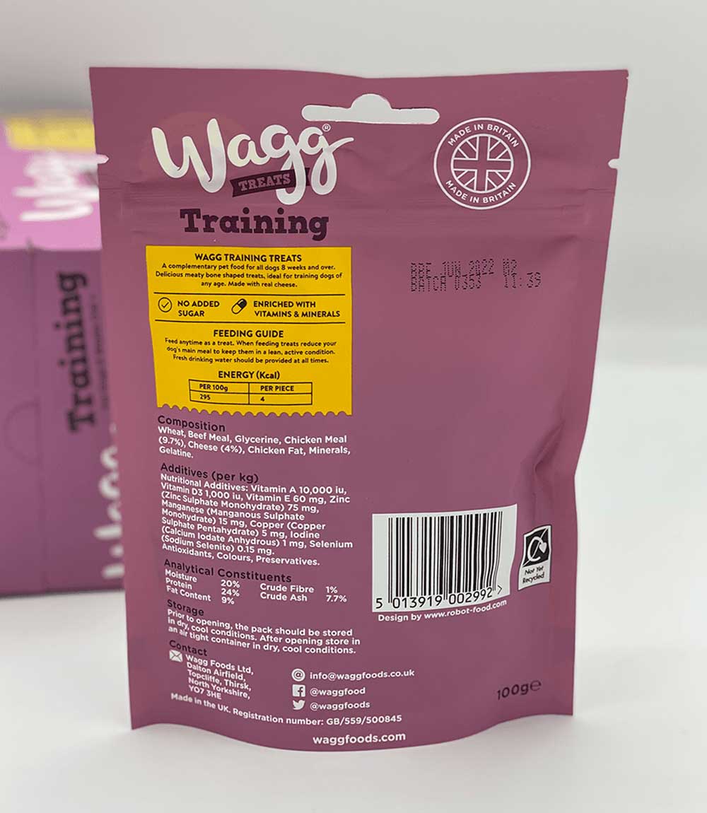 Wagg Training Treat Chicken & Cheese Dog Treats - 100g - Nest Pets