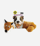 Sharples Ruff 'N' Tumble Shake 'A' Fox Dog Toy