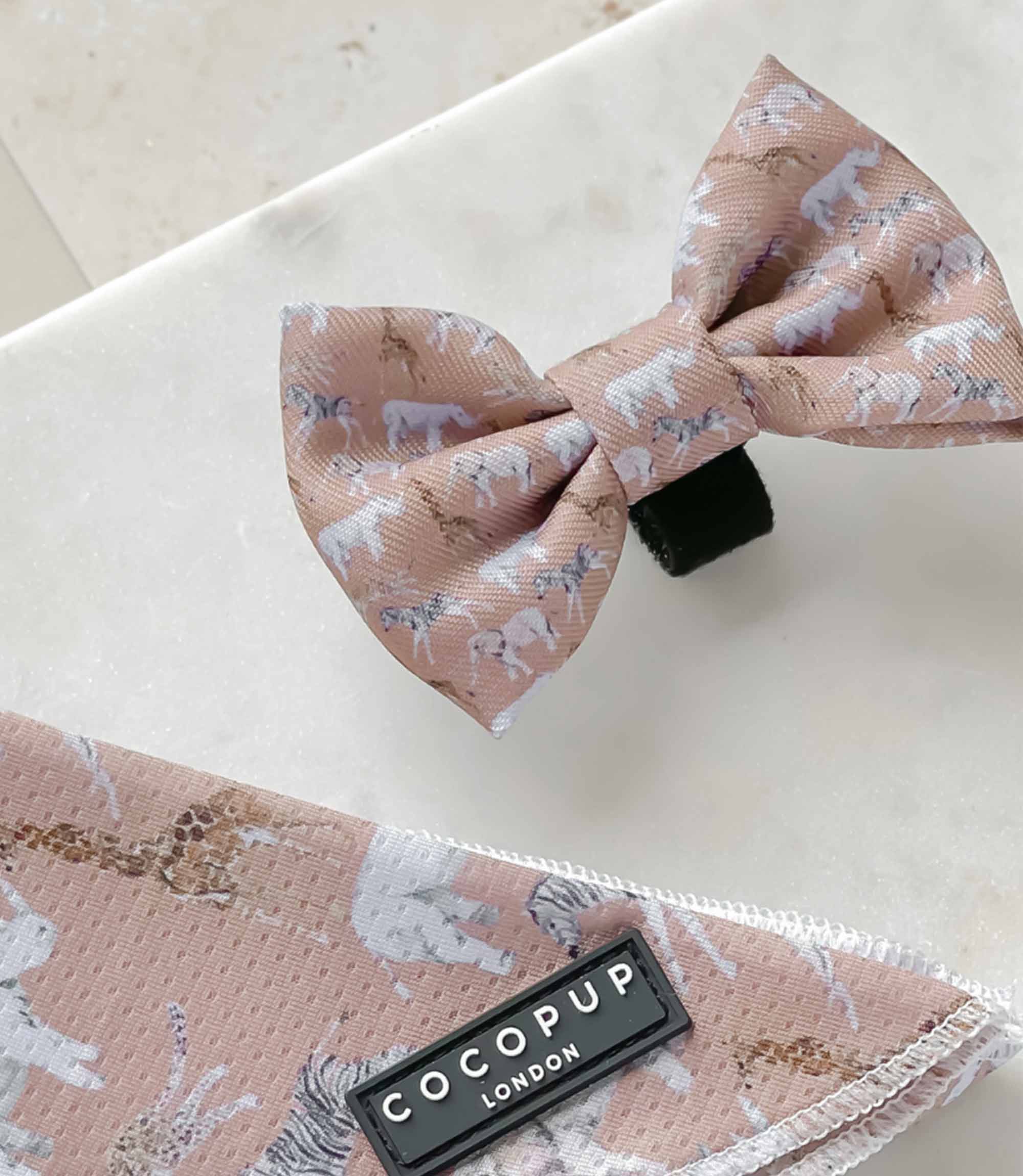 Cocopup London - Safari Animals Bow Tie - Nest Pets
