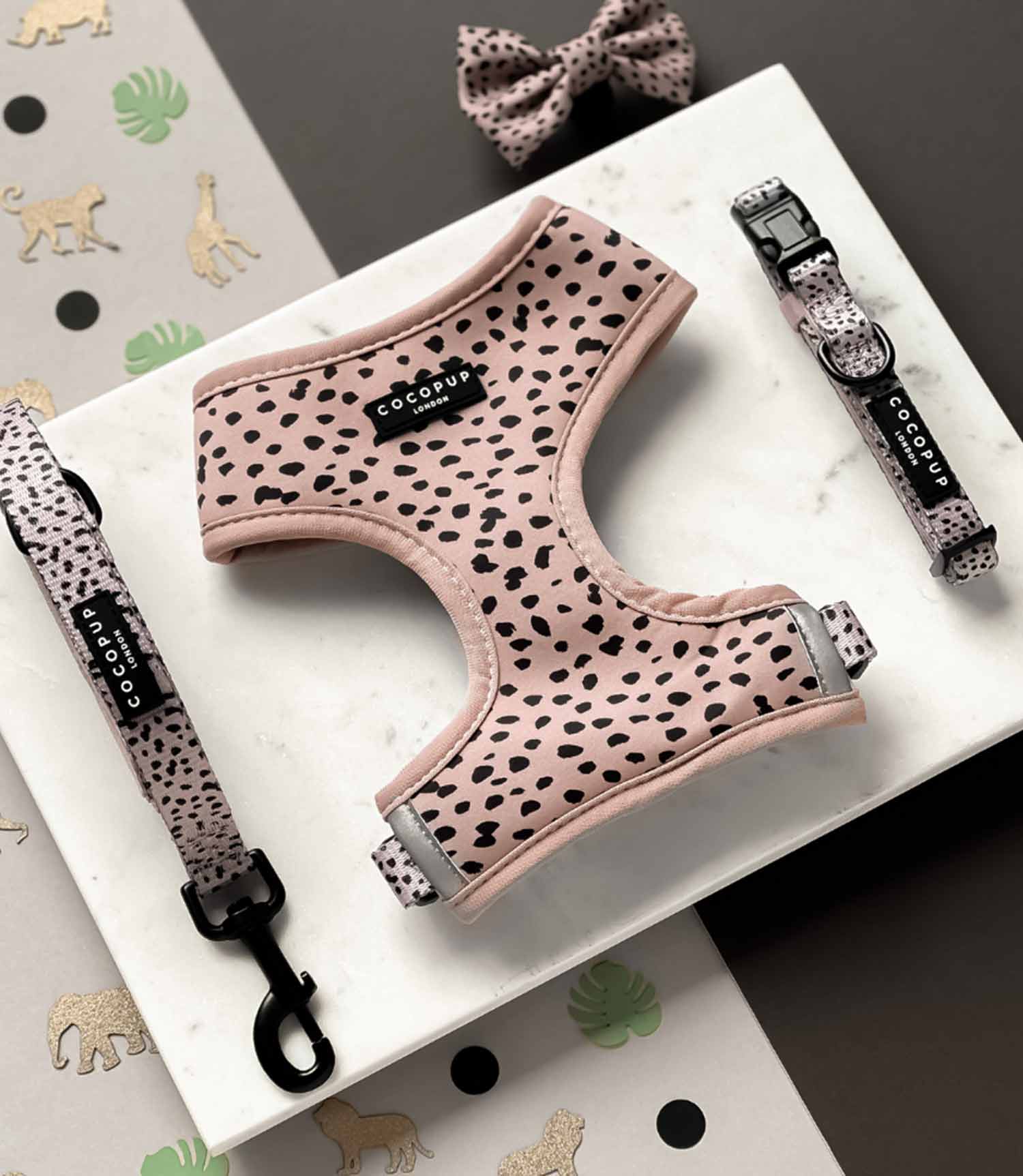 Cocopup London - Tan Spots Reversible Harness - Nest Pets