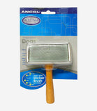 Ancol Ergo Wooden Handle Slicker Brush - Nest Pets