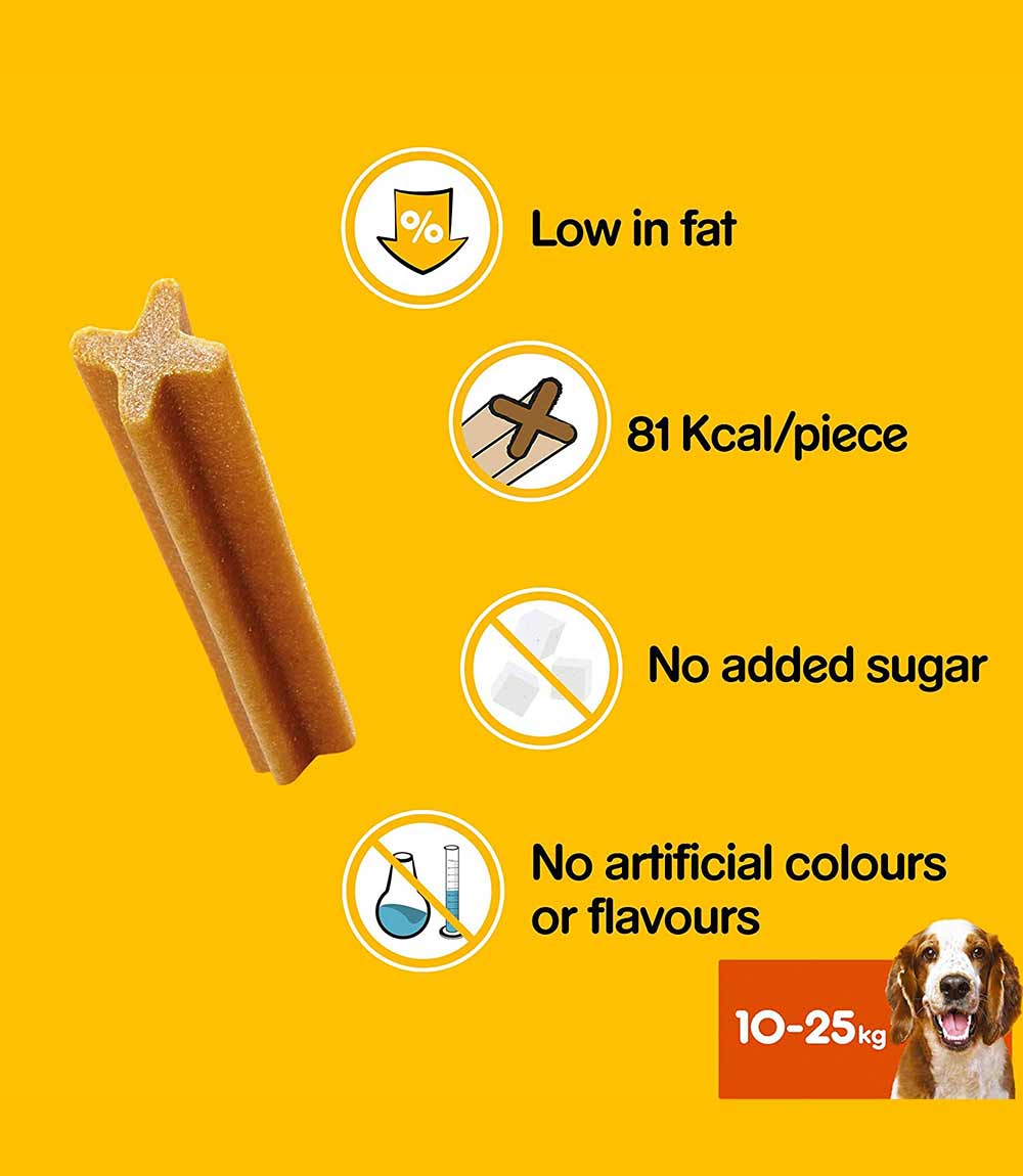 Pedigree Dentastix Daily Adult Medium Dog Dental Stick Chews Dog Treats - Nest Pets
