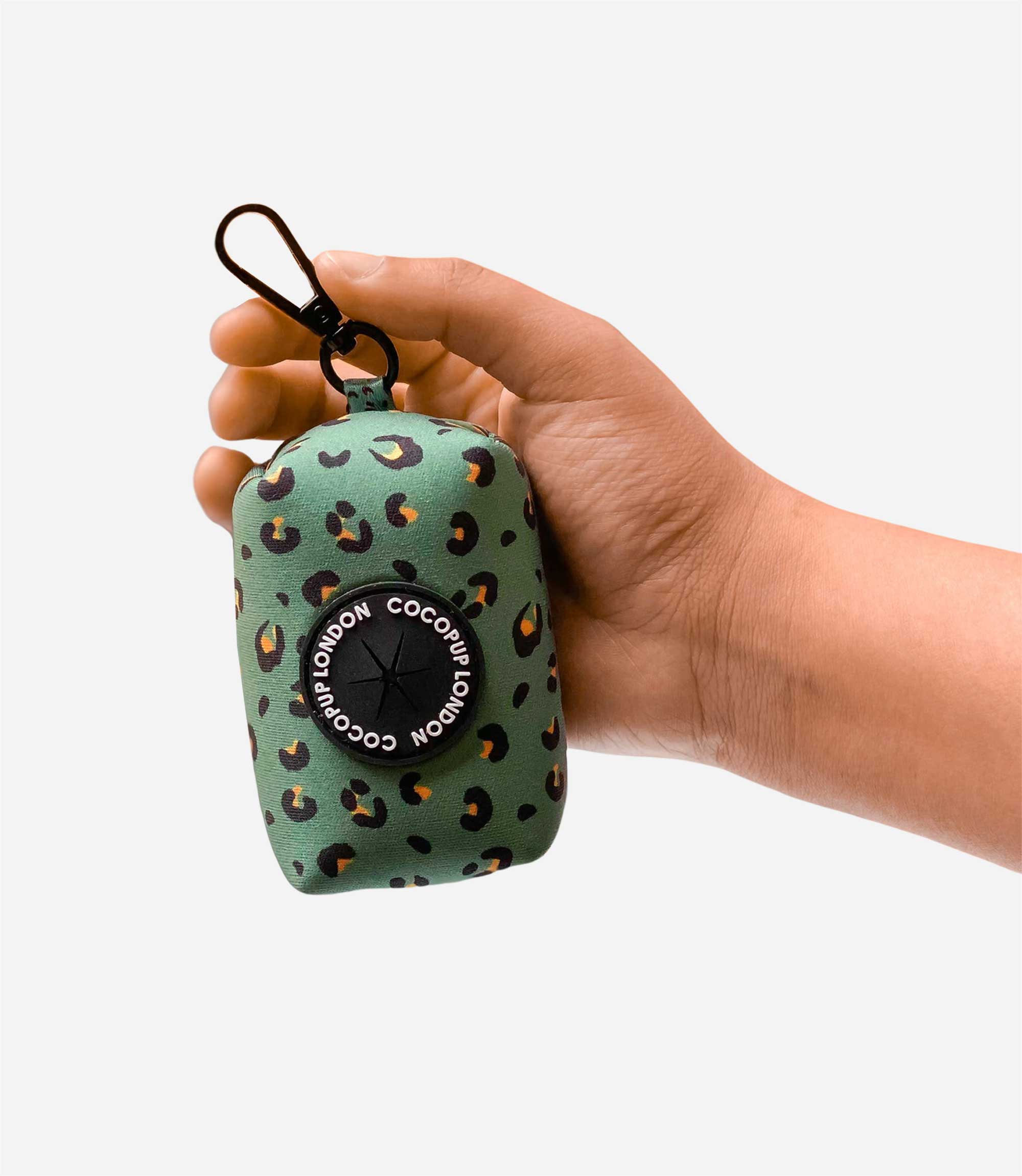 Cocopup London - Khaki Leopard Poop Bag Holder - Nest Pets
