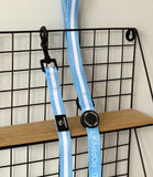 Poppy + Ted - Walk + Wear Cornflower Blue Dog Lead - Nest Pets