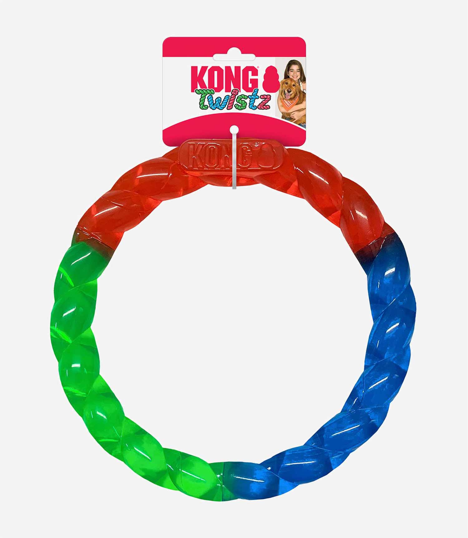 Kong Twistz Ring Dog Toy - Nest Pets