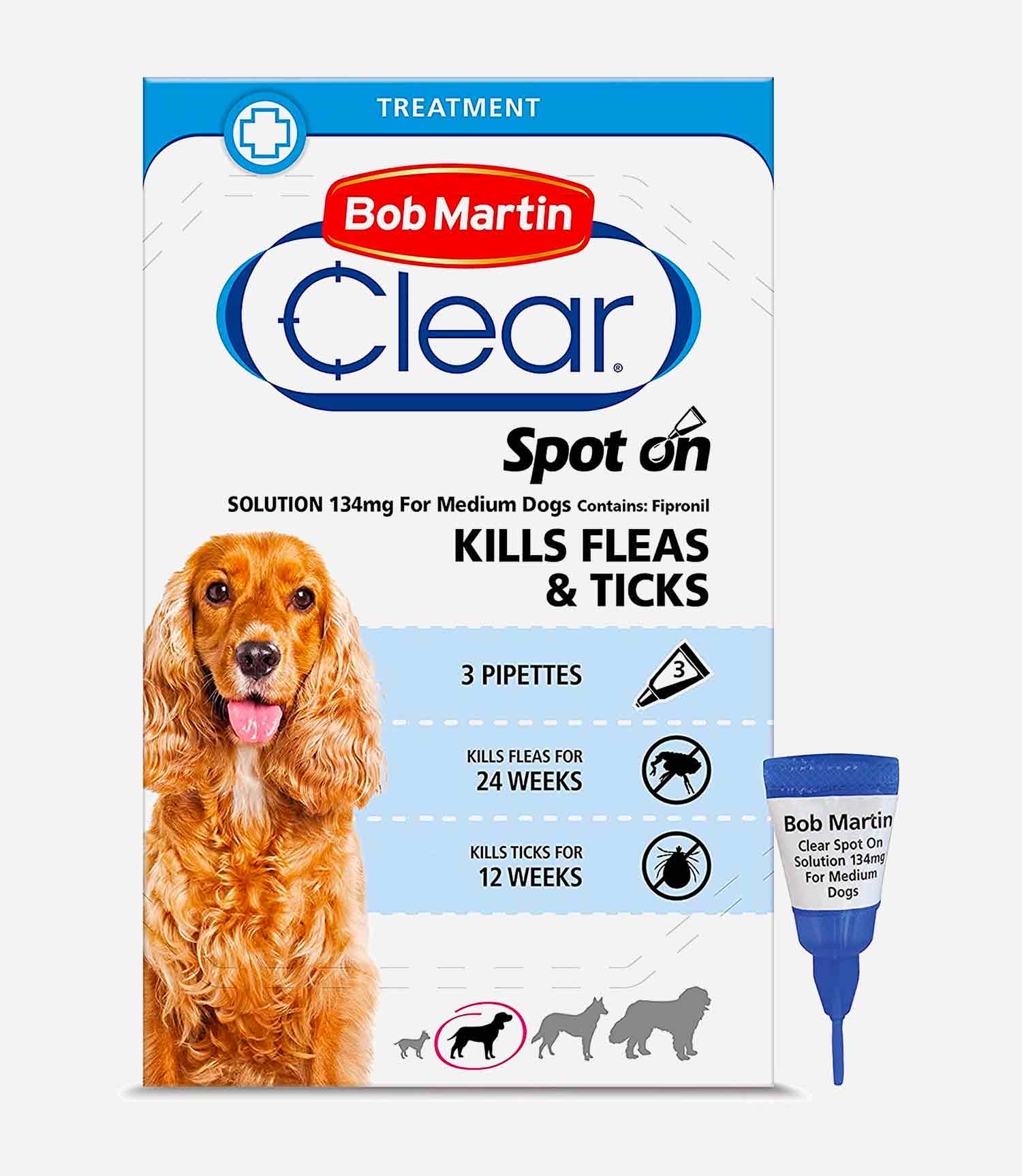 Bob Martin FleaClear Spot On Dogs Treatment - Nest Pets