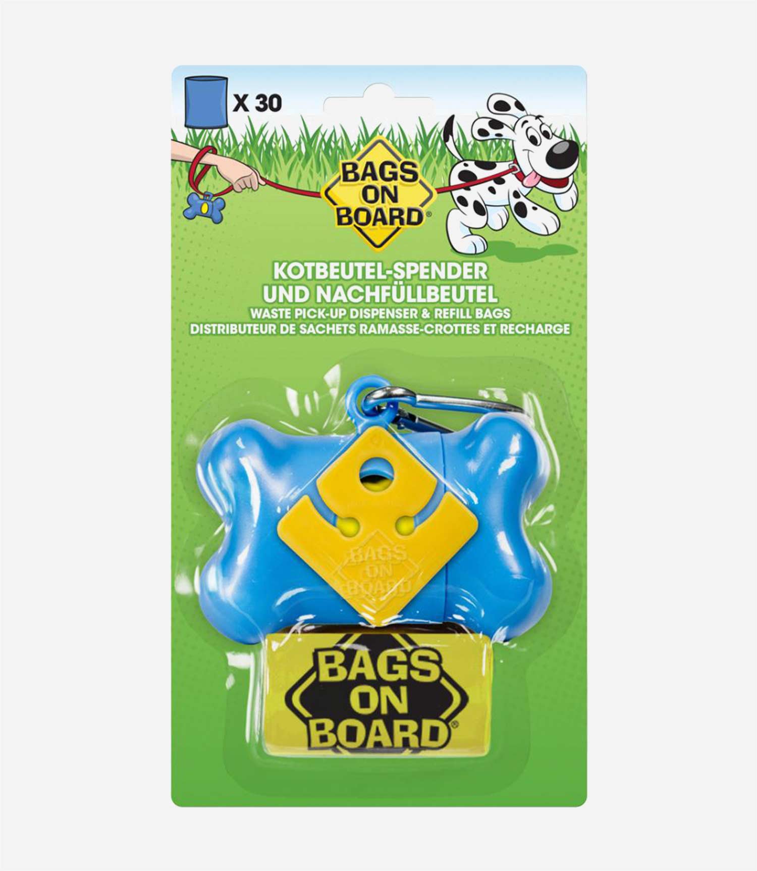 Bags On Board Bone Dispenser + 30 Bags - Nest Pets