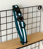 Poppy + Ted - Walk + Wear Teal Dog Collar - Nest Pets