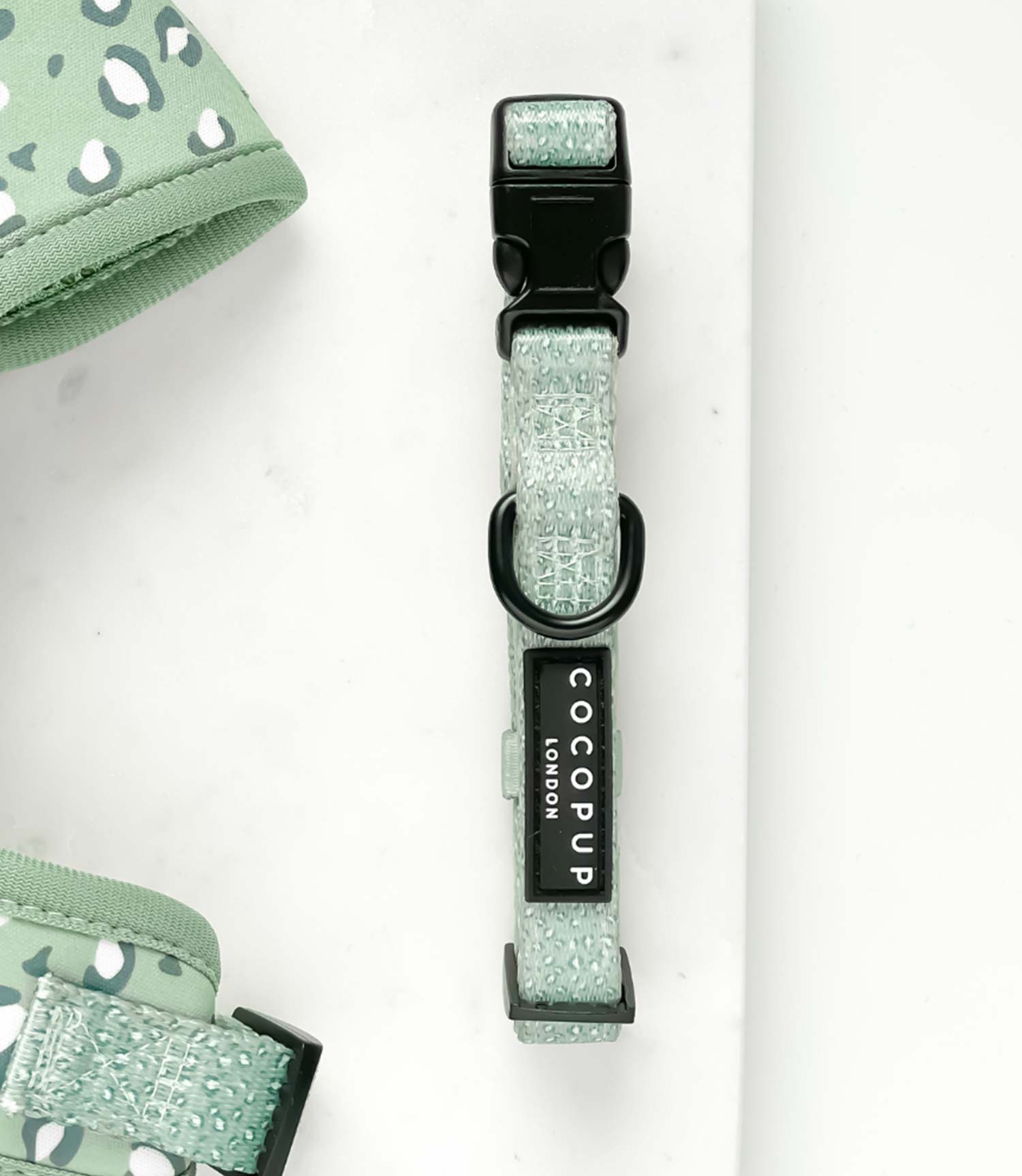Cocopup London - Sage Leopard Collar - Nest Pets