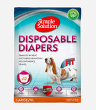 Simple Solution Disposable Diaper - 12 Pack - Nest Pets